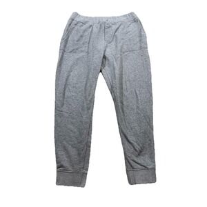 Polo Ralph Lauren Gray Fleece Sweatpants Casual Athleisure Running Comfy Retro L